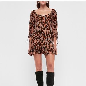Express NWT Tiger Print Dress